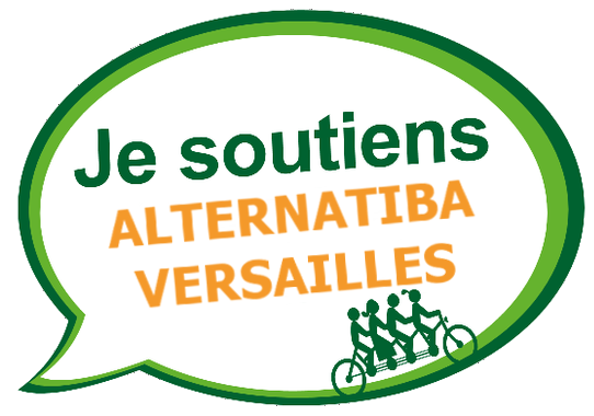 Bulle "Je soutiens Alternatiba Versailles" Je soutiens Alternatiba Versailles