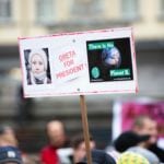 Pancarte marche climat Greta thunberg president